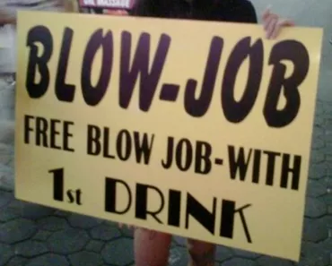 free blowjob sign